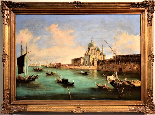 "Venezia, la laguna e la chiesa della Salute"